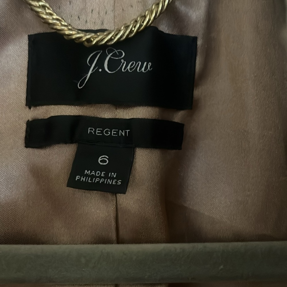 J Crew regent top coat in heather acorn - Picture 6 of 11
